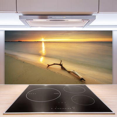 Spatscherm keuken glas Ocean beach landscape