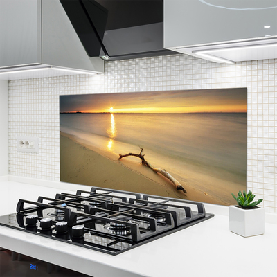 Spatscherm keuken glas Ocean beach landscape