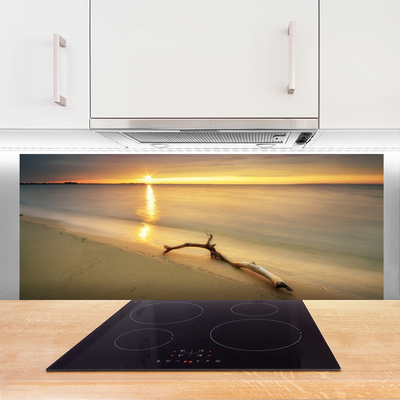 Spatscherm keuken glas Ocean beach landscape