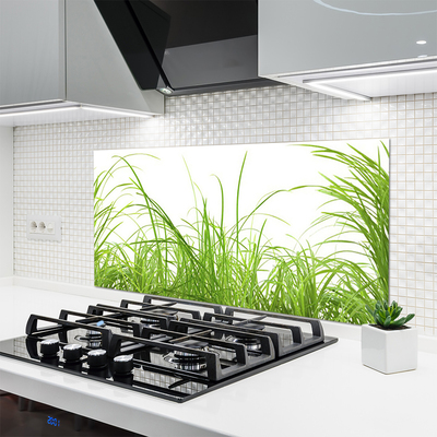 Spatscherm keuken glas Grasinstallatie wildlife