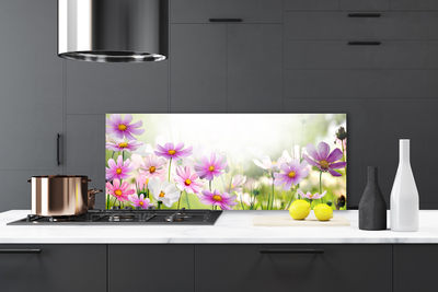 Spatscherm keuken glas Bloemen plant wildlife