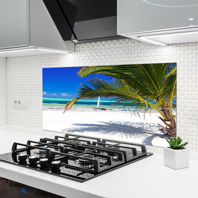 Spatscherm keuken glas Palma beach landscape