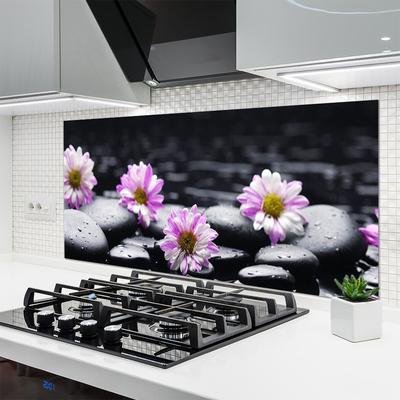 Spatscherm keuken glas Bloem orchidee