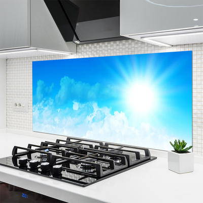 Moderne keuken achterwand Sun sky landschap