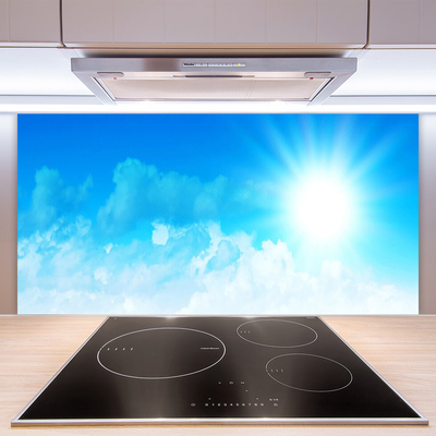 Moderne keuken achterwand Sun sky landschap
