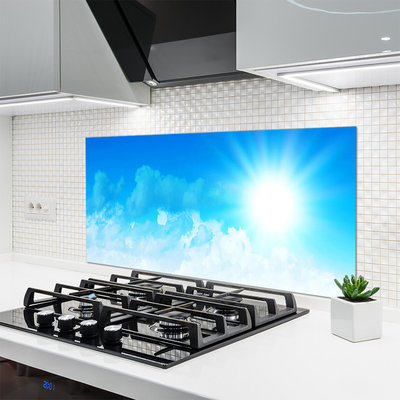 Moderne keuken achterwand Sun sky landschap