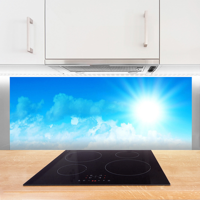 Moderne keuken achterwand Sun sky landschap