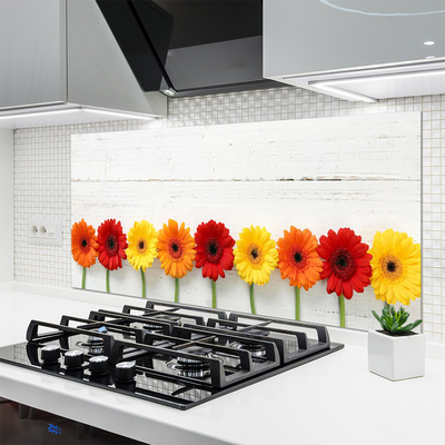 Moderne keuken achterwand Bloemen plantaardige aard