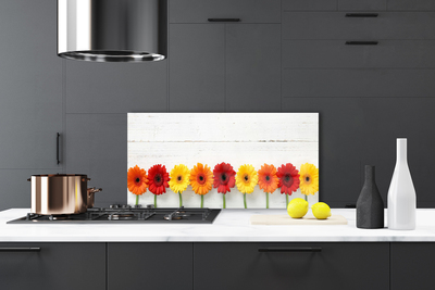 Moderne keuken achterwand Bloemen plantaardige aard