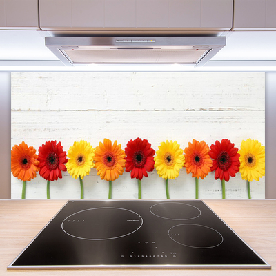 Moderne keuken achterwand Bloemen plantaardige aard