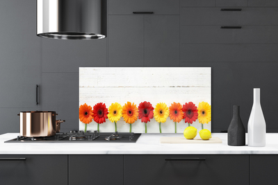 Moderne keuken achterwand Bloemen plantaardige aard