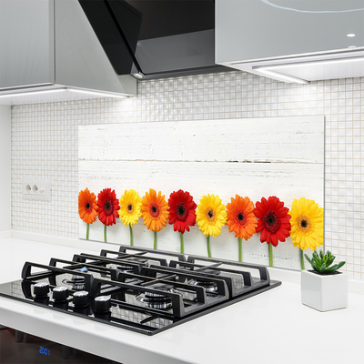 Moderne keuken achterwand Bloemen plantaardige aard