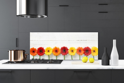 Moderne keuken achterwand Bloemen plantaardige aard