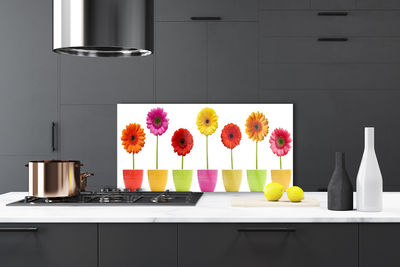 Moderne keuken achterwand Bloemen plantaardige aard