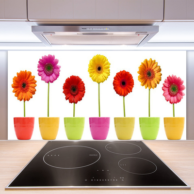 Moderne keuken achterwand Bloemen plantaardige aard