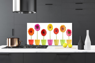 Moderne keuken achterwand Bloemen plantaardige aard