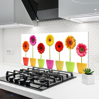 Moderne keuken achterwand Bloemen plantaardige aard