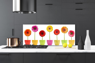 Moderne keuken achterwand Bloemen plantaardige aard