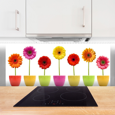 Moderne keuken achterwand Bloemen plantaardige aard