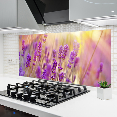 Moderne keuken achterwand Bloemen plantaardige aard