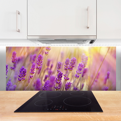 Moderne keuken achterwand Bloemen plantaardige aard