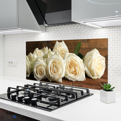 Moderne keuken achterwand Rozen bloemen plant