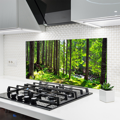 Moderne keuken achterwand Bos boom plantaardige aard