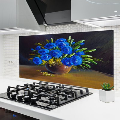 Moderne keuken achterwand Bloemen plantaardige aard