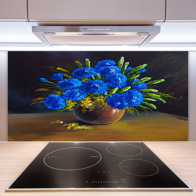 Moderne keuken achterwand Bloemen plantaardige aard