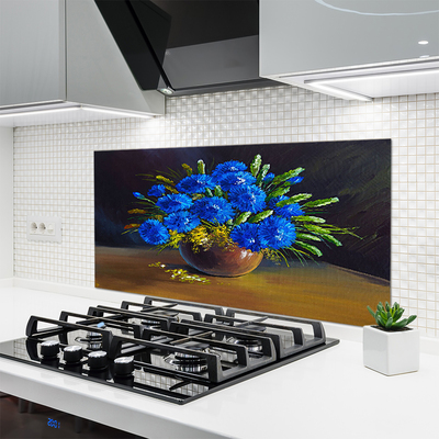 Moderne keuken achterwand Bloemen plantaardige aard