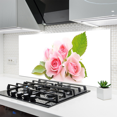 Moderne keuken achterwand Rozen bloemen plant aard