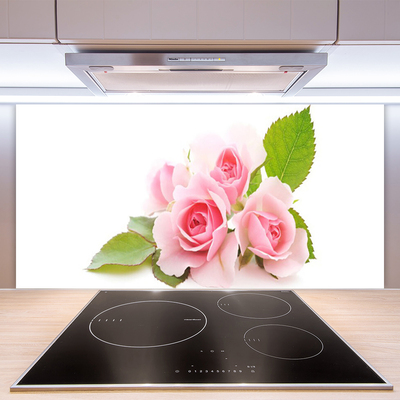 Moderne keuken achterwand Rozen bloemen plant aard