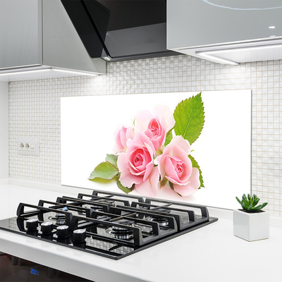 Moderne keuken achterwand Rozen bloemen plant aard