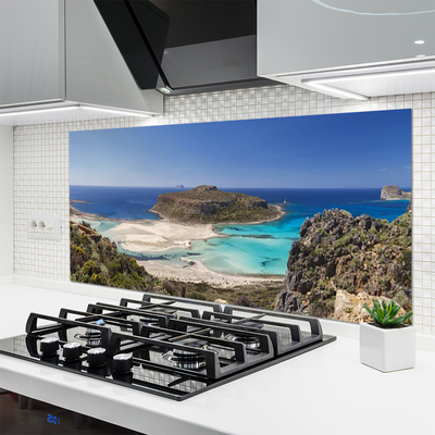 Moderne keuken achterwand Eiland zee beach mountains