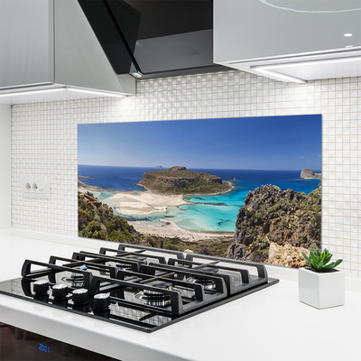 Moderne keuken achterwand Eiland zee beach mountains