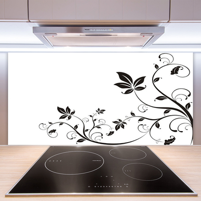 Moderne keuken achterwand Abstractie plant bladeren