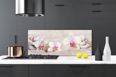 Moderne keuken achterwand Orchidee orchidee zand