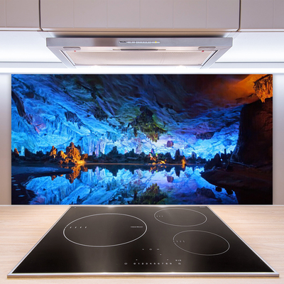 Moderne keuken achterwand Glacier light cave