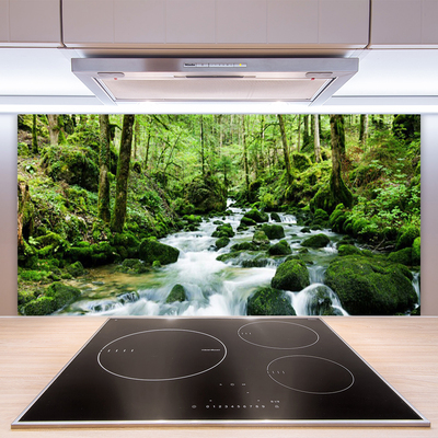 Moderne keuken achterwand Las stream waterfalls river
