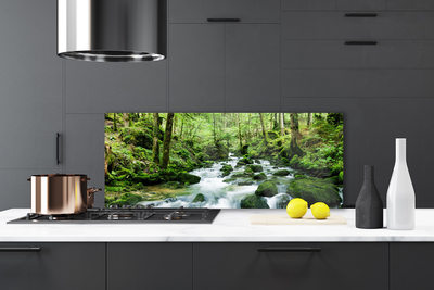 Moderne keuken achterwand Las stream waterfalls river