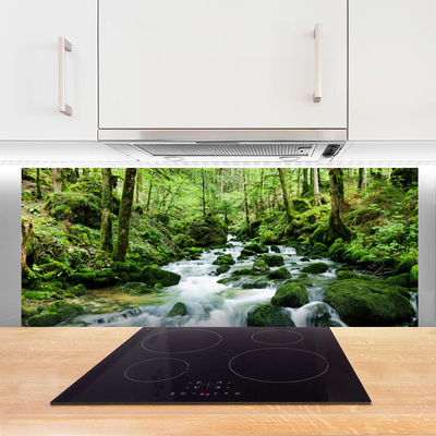 Moderne keuken achterwand Las stream waterfalls river
