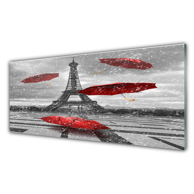 Moderne keuken achterwand Eiffel tower paris paraplu
