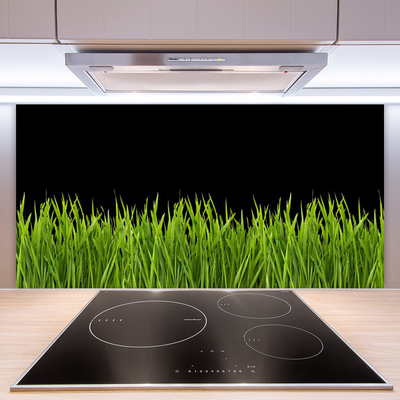 Moderne keuken achterwand Groen gras natuur