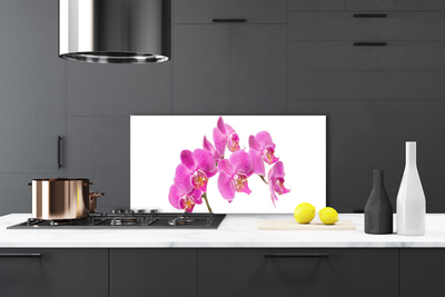 Moderne keuken achterwand Orchidee bloemen natuur