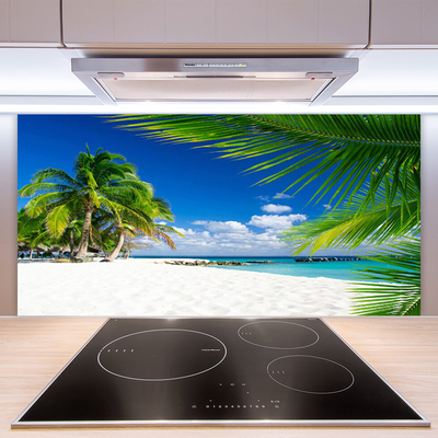 Moderne keuken achterwand Tropisch strand zeezicht