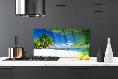 Moderne keuken achterwand Tropisch strand zeezicht