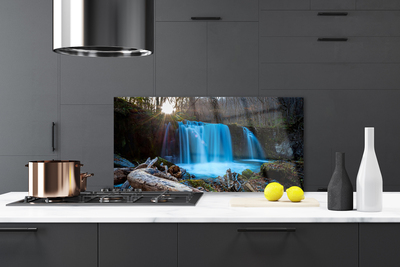 Moderne keuken achterwand Sun waterfall nature