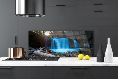 Moderne keuken achterwand Sun waterfall nature