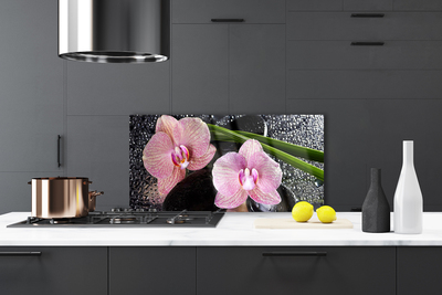 Moderne keuken achterwand Orchidor orchid flowers zen