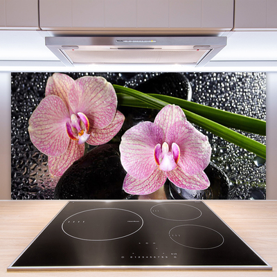 Moderne keuken achterwand Orchidor orchid flowers zen